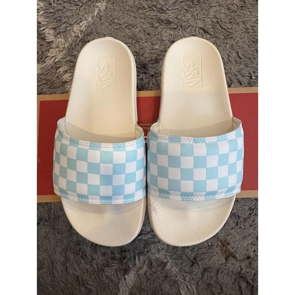 Vans Women's Blue Sandals Slides Size 6